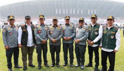 Bupati Tangerang Hadiri Apel Akbar dan Pengukuhan DPD Aslinmas Se-Indonesia di Palembang