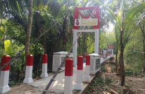 Bangkitkan Akses Warga, Polda Banten Revitalisasi Jembatan Merah Putih Presisi di Bayah